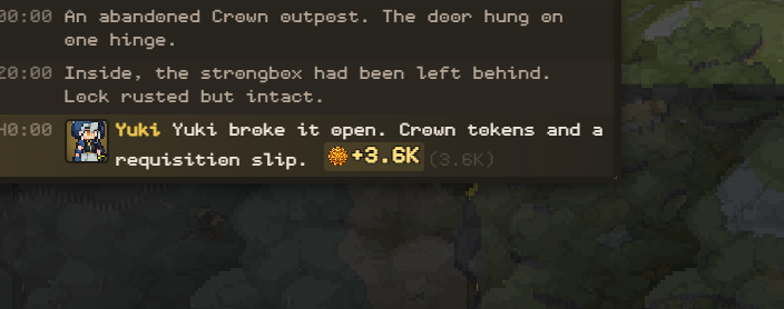 BrightAvian's tweet photo. My legendary @playhuntertales hunter casually snagged me 3600 $crown – about 0.5 ETH. Absolute chad! https://t.co/apvhjjqQBE