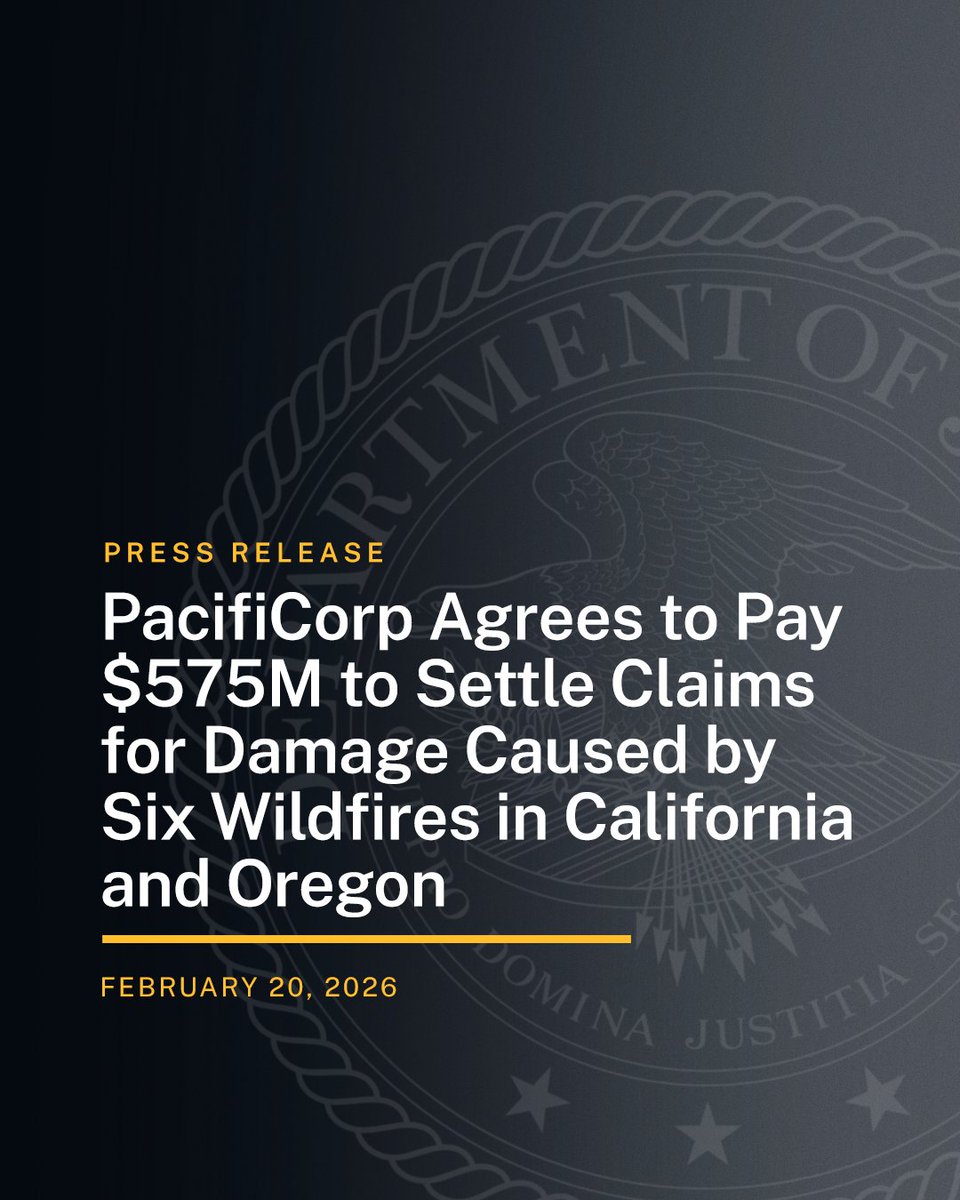 DOJ Environment and Natural Resources Division tweet media