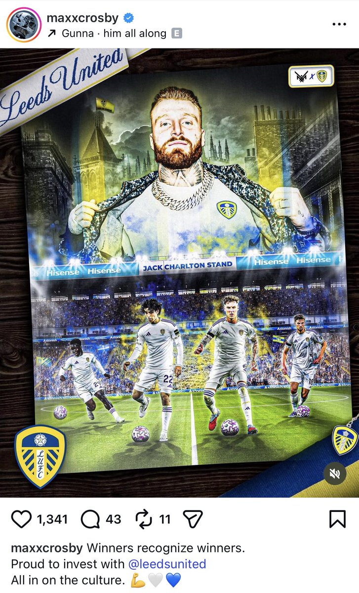 luamericas's tweet photo. NFL superstar @CrosbyMaxx is part of the @LUFC ownership group! https://t.co/pxzIRfbQ7j