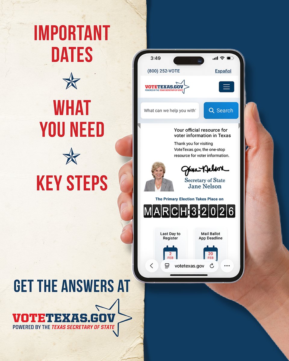 VoteTexas tweet media