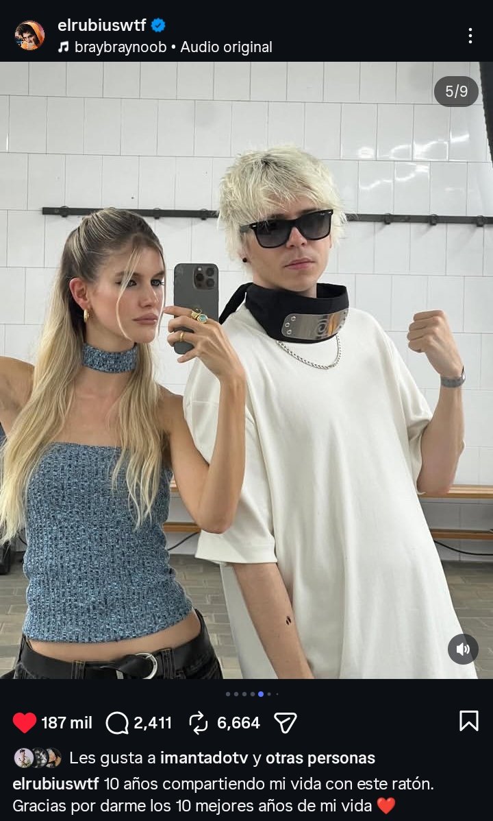 nada más hermoso que haber presenciado estos 10 años, aunque rubius ya no sea mi prioridad, lo tengo presente siempre 🤍 
que sean 10 años más hermosos míos !!!!!