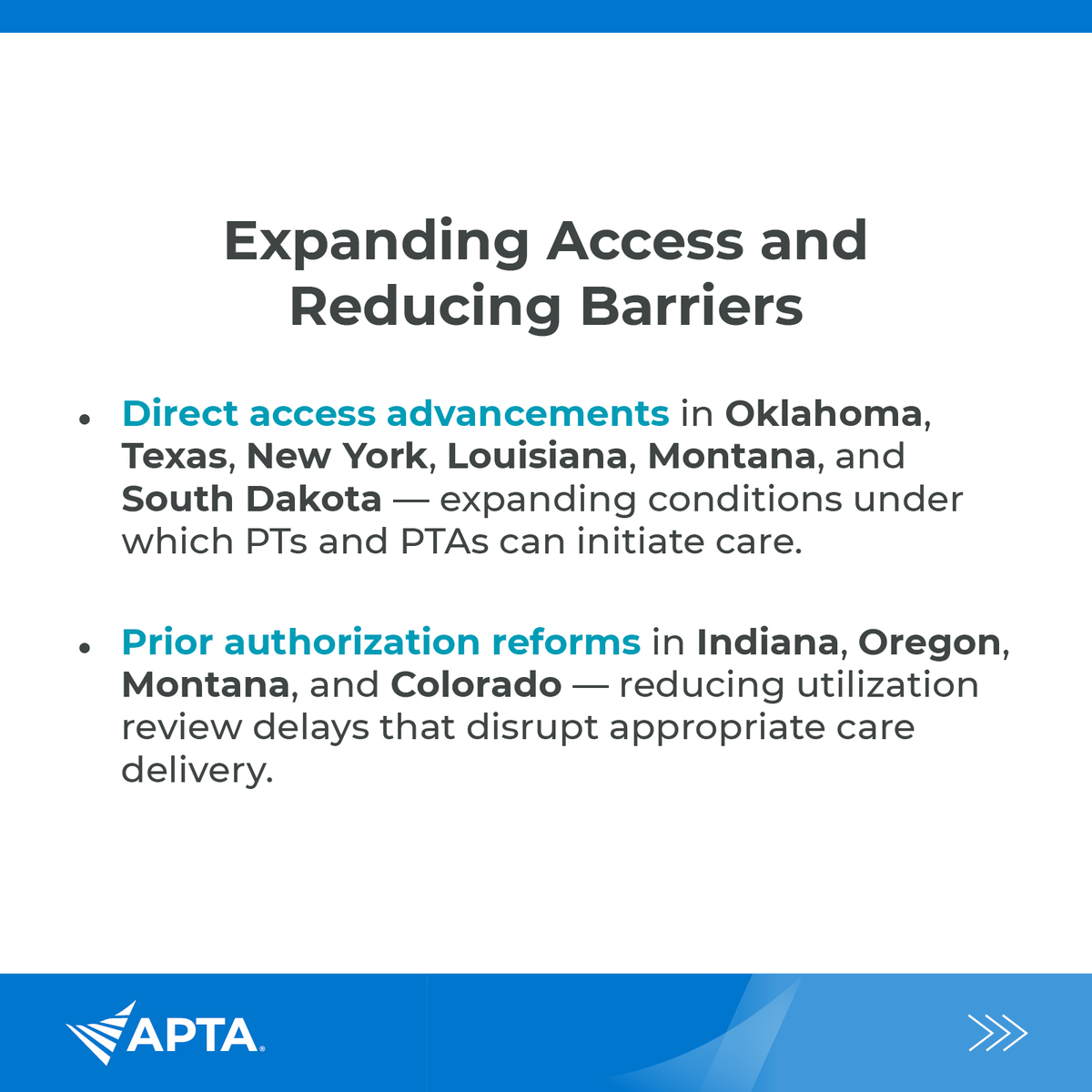 American Physical Therapy Association (APTA) tweet media