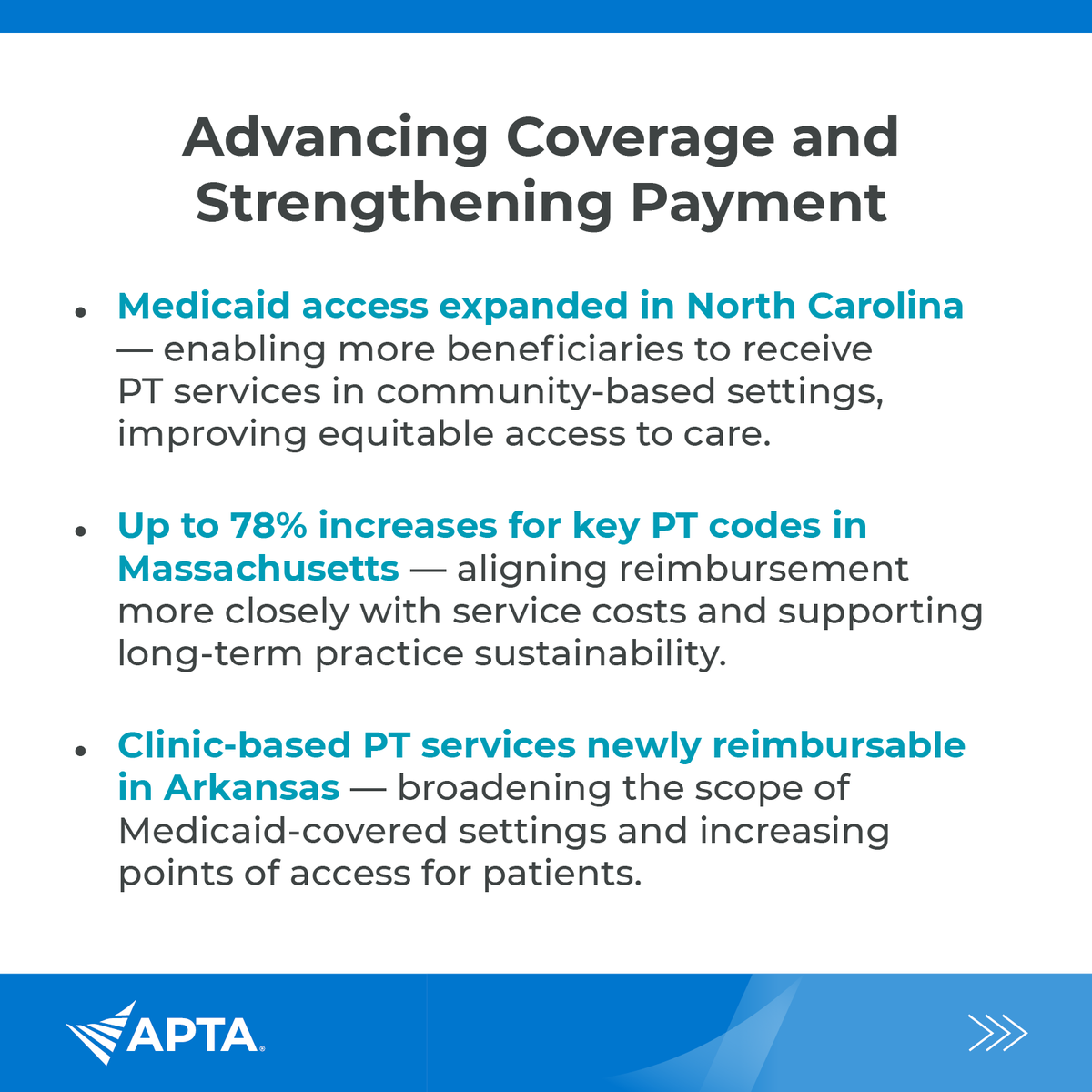 American Physical Therapy Association (APTA) tweet media