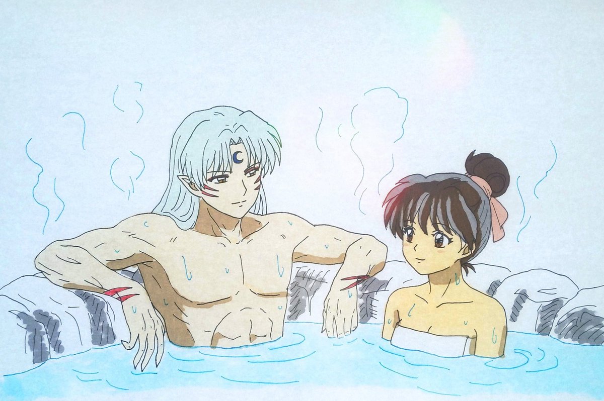 「温泉」

#SessRin
＃半妖の夜叉姫