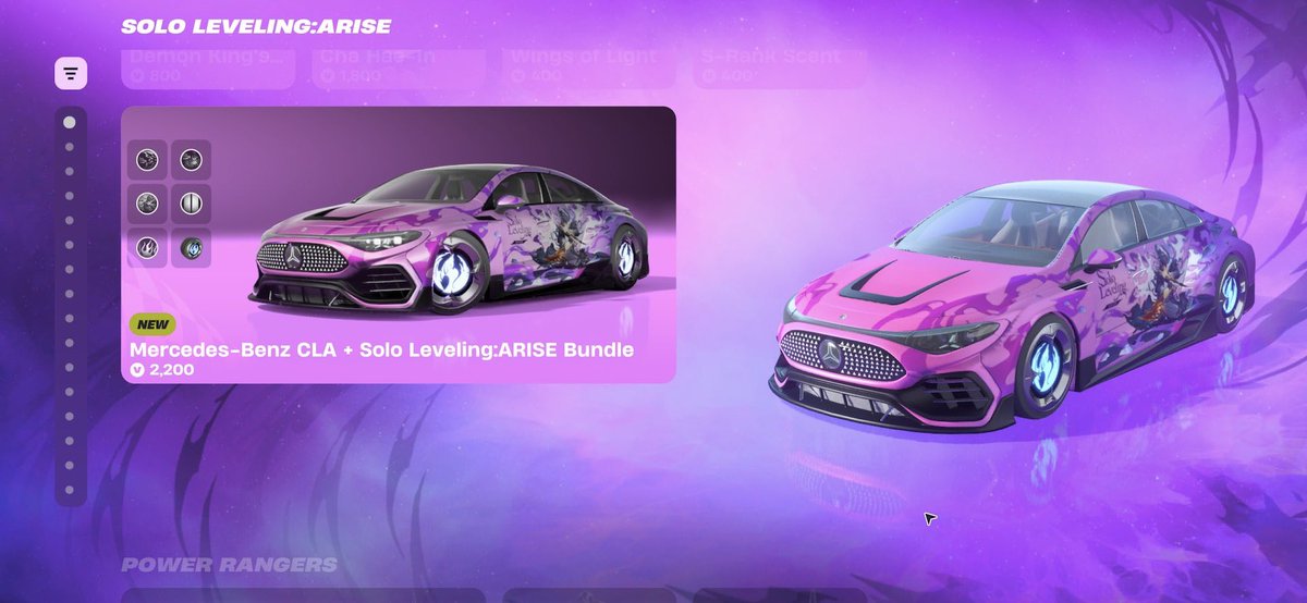 Replugs2's tweet image. THE MERCEDES-BENZ CLA + SOLO LEVELING:ARISE BUNDLE IS NOW AVAILABLE!

🛒 fortnite.com/item-shop/bund…

Use Code "Replug" to support me! 🩵 (#ad)