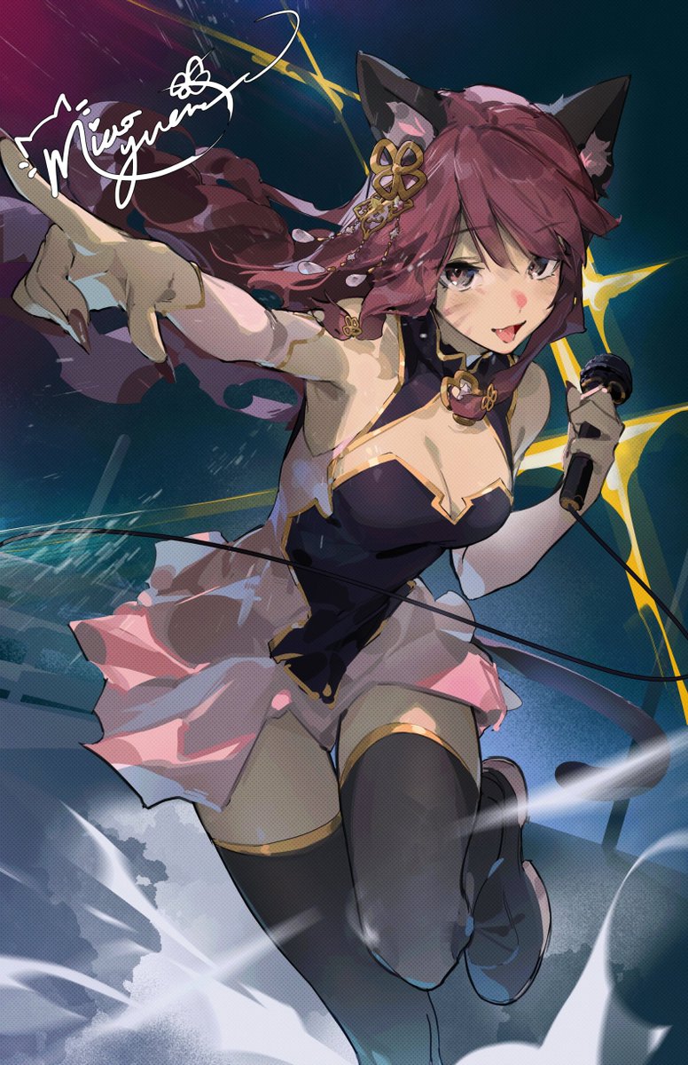 Happy birthday to <a href="/MiaoYuenCh/">miao 🌸✨ @ BIRTHDAY STREAM 2/20</a>!!!!! My favorite catgirl idol 🗣️🗣️🗣️