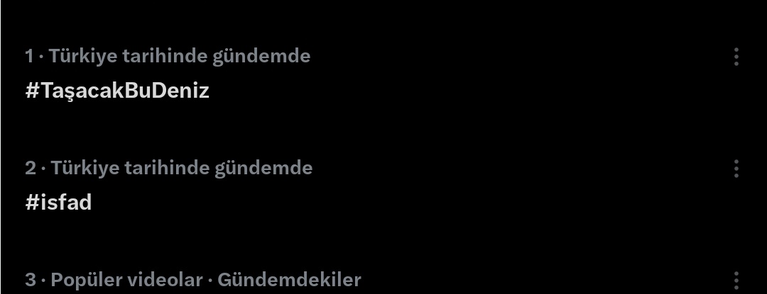 İsFad'çılar, durun artık 
#İsFad #TaşacakBuDeniz