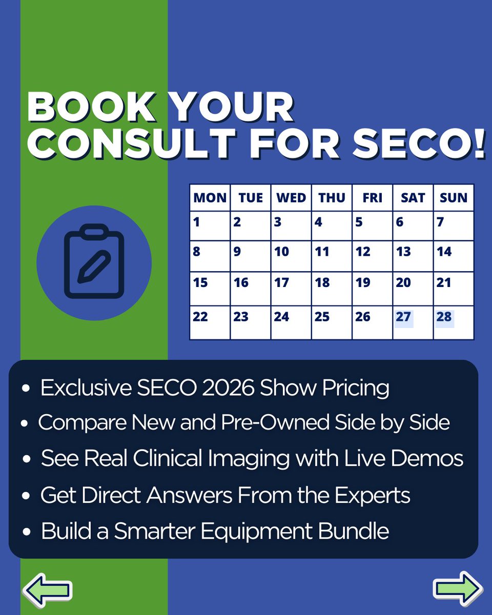 NextVision_'s tweet image. SECO 2026 | Booth #739
Exclusive show pricing on new &amp;amp; certified pre-owned equipment + Envi exam lane solutions.

Compare. Demo. Bundle smarter.

Read more:
 nextvisioninstruments.com/Blog/seco-2026…

#SECO2026 #EnviEye #NextVisionInstruments
