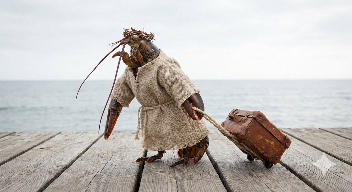 Church Of The Leviathan Lobster God tweet media