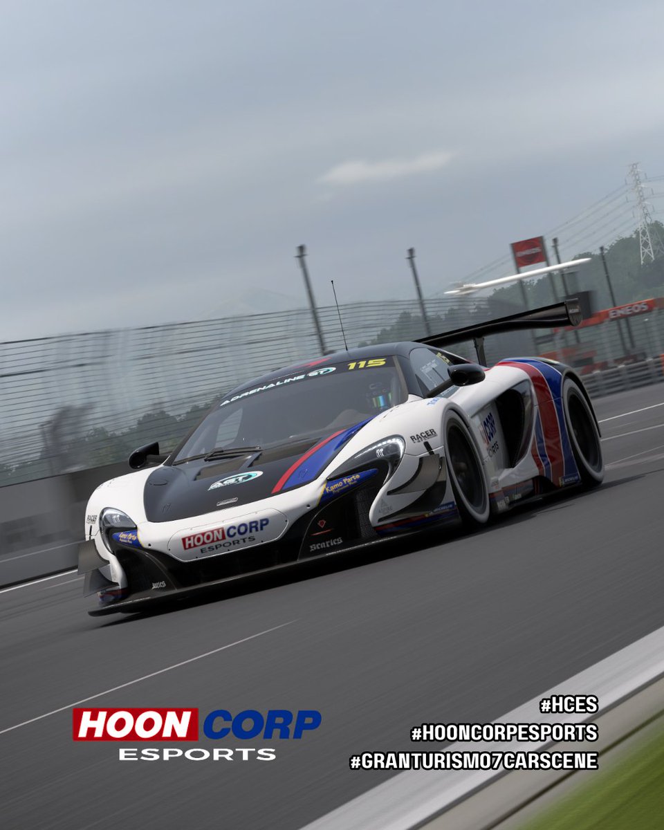 HooncorpE's tweet photo. The cars look absolutely gorgeous, especially blasting down the massive front straight of Fuji Speedway at top speed!!
#HooncorpEsports #SimRacingTeam #virtualracing #granturismo7 #gt3 https://t.co/QmxtYwTBhR