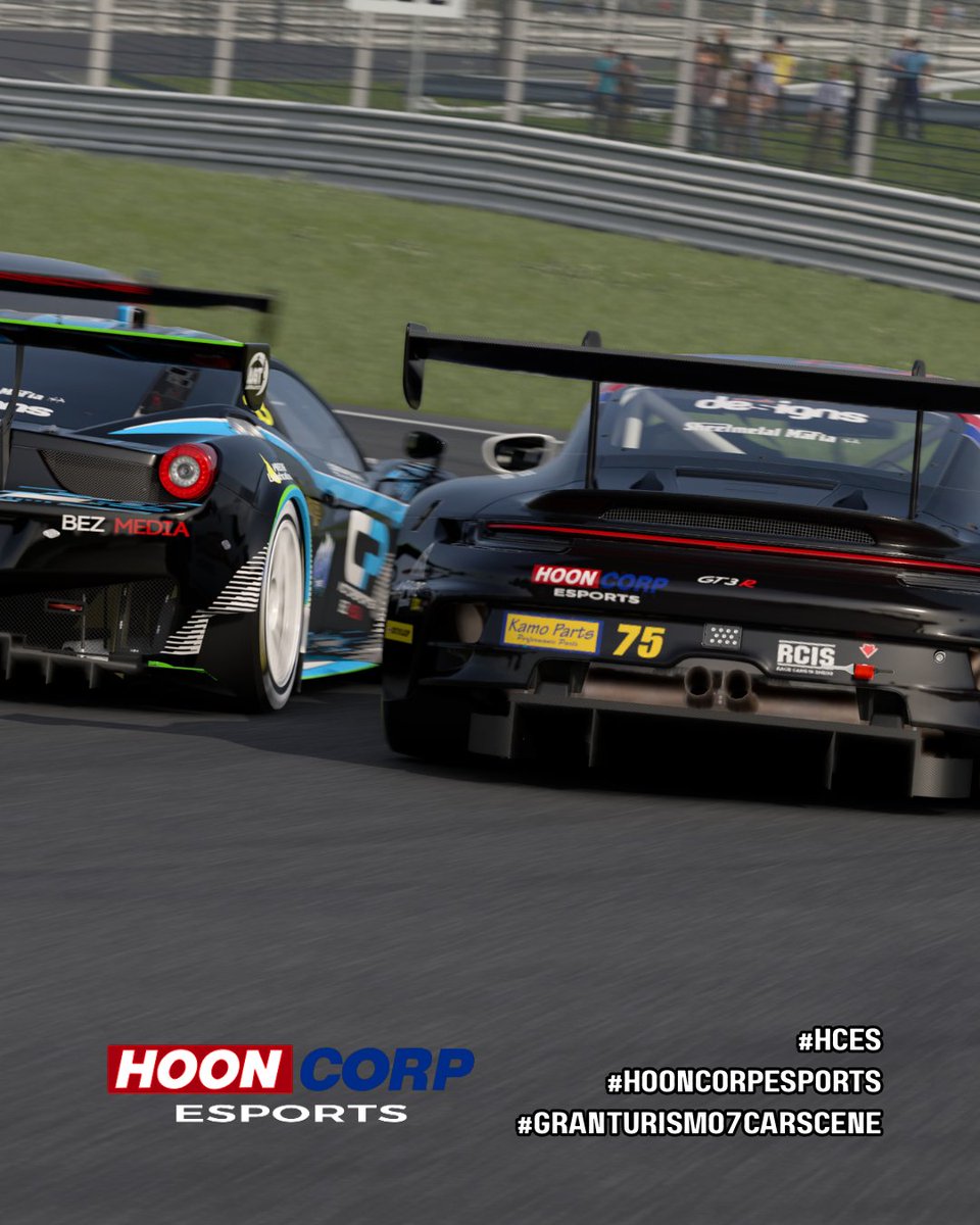 HooncorpE's tweet photo. The cars look absolutely gorgeous, especially blasting down the massive front straight of Fuji Speedway at top speed!!
#HooncorpEsports #SimRacingTeam #virtualracing #granturismo7 #gt3 https://t.co/QmxtYwTBhR