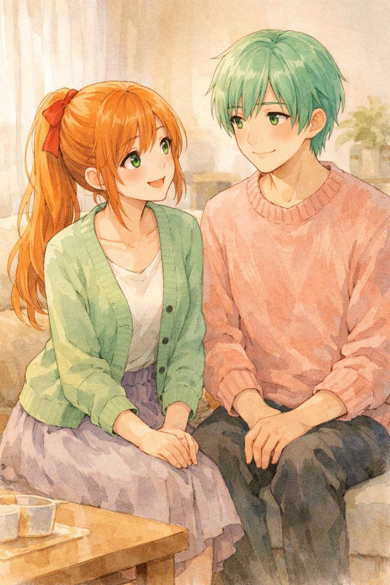 2/5】【🎎 どこに飾ろうか？】 ちさ 「じゃあ、陶器のお雛様はどこに飾