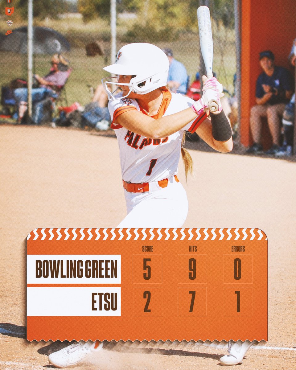 BGSUSoftball's tweet photo. Hannah Simko's 3-run double broke a scoreless tie in the fifth, and propelled the Falcons on to victory Friday afternoon!

#AyZiggy https://t.co/4MHIrPVuJk