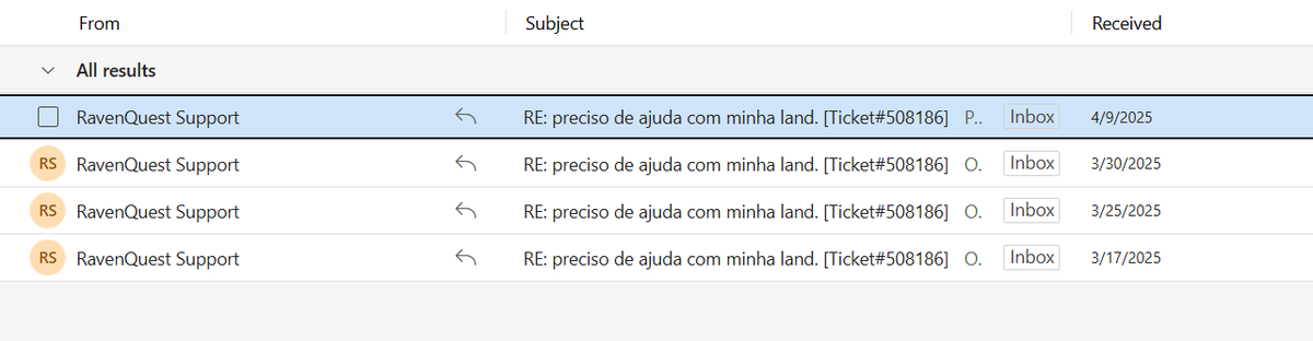 <a href="/RavenQuestGame/">RavenQuest</a> ME BLOQUEOU PORQUE EU COBREI A MINHA LAND QUE COMPREI EM 2022 E ATÉ HOJE NÃO ME MANDARAM, TENTEI ENTRAR EM CONTATO DE TODOS OS JEITOS, MAS ATÉ HOJE NADA, E AINDA ME EXPULSARAM DO DISCORD E ME BLOQUEOU NA PÁGINA, POR FAVOR, FAÇAM ESSA MENSAGEM CHEGAR NOS DEV DESSE