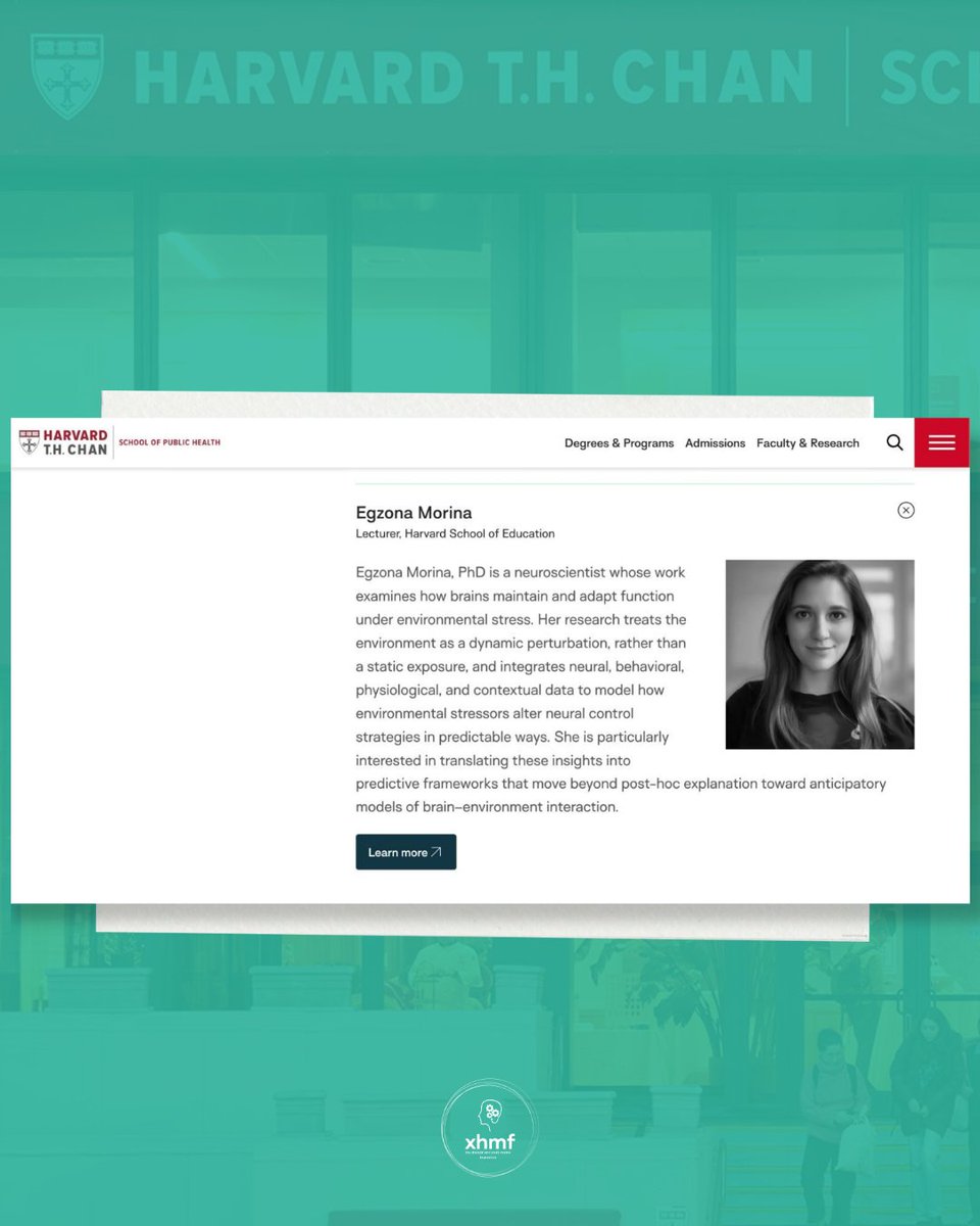 We are incredibly proud to share that our Founder, Egzona Morina, has joined Harvard C-CHANGE at Harvard T.H. Chan School of Public Health as Affiliated Faculty.

This milestone reflects years of dedication to advancing the intersection of climate, health, and global equity.