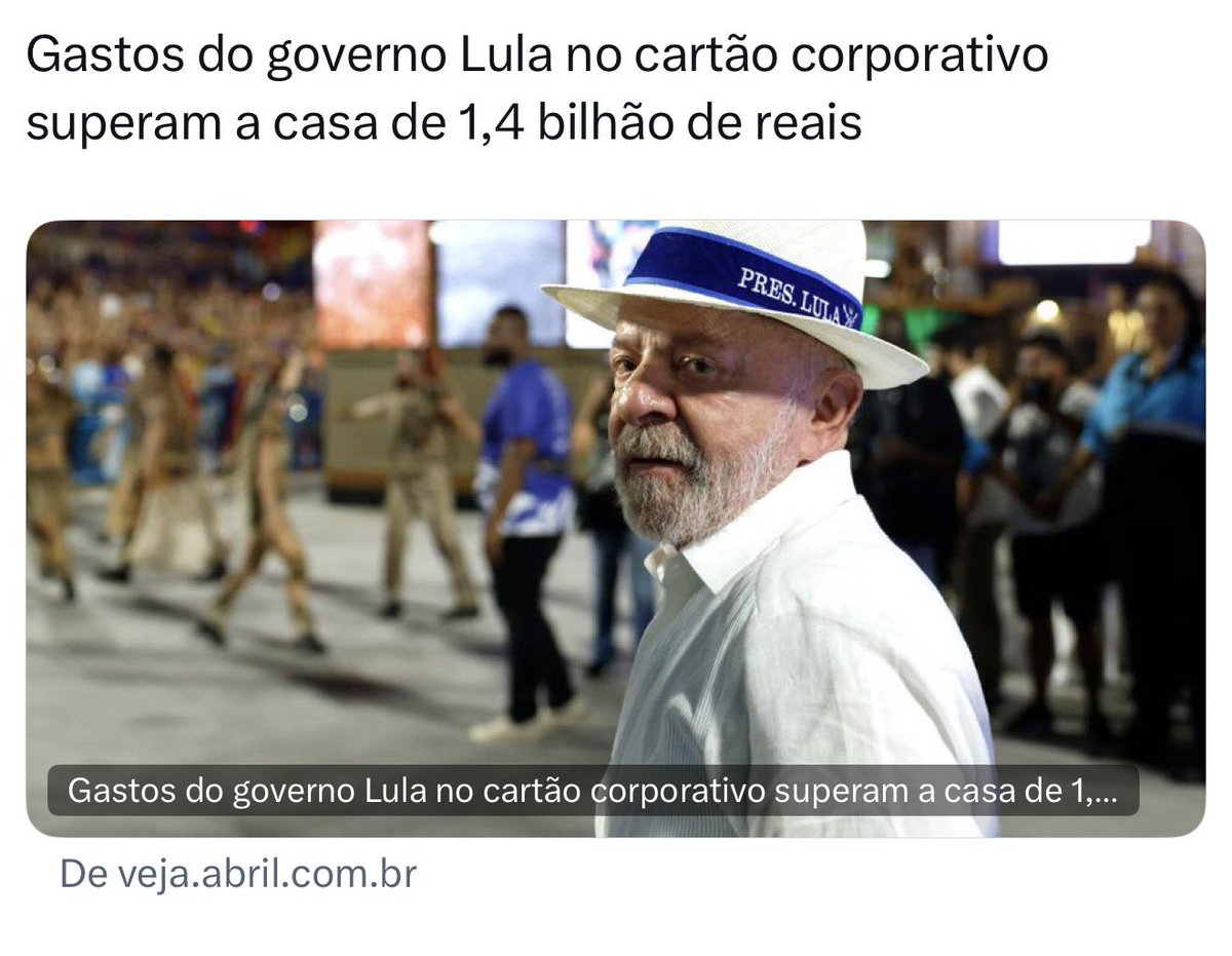 1.4 bilhões. Vai toma no c*! Como alguém consegue defender esse governo?