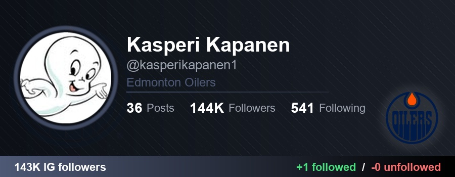 👉 kasperikapanen1 (Kasperi Kapanen) started following 1 and unfollowed 0:

✅ sydney_sweeney (Sydney Sweeney)
🔗 instagram.com/sydney_sweeney

#LetsGoOilers #NHL