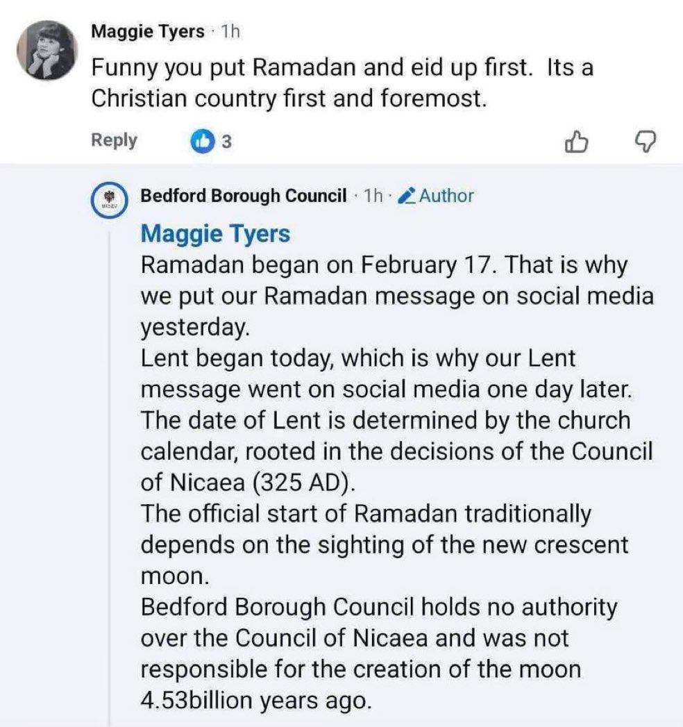 I would happily pay more council tax if my council replied to imbeciles in this way.