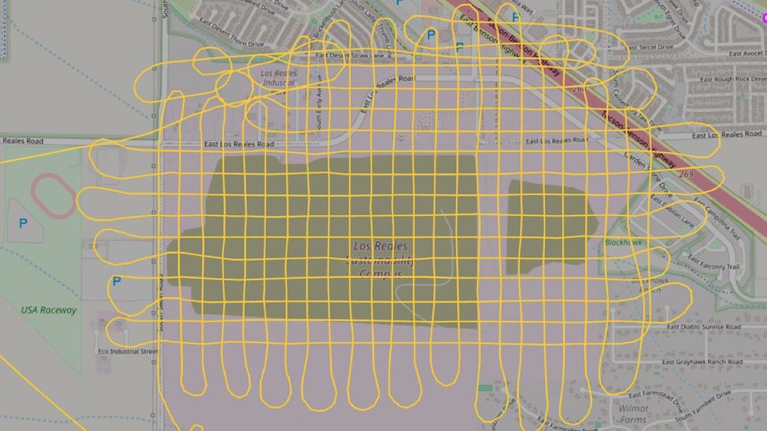 Los Reales Landfill off I-10 just south of Tucson has been swept by a PRIVATE investigative helicopter this afternoon.

Could similar tech to signal sniffer have been used? Yes.

•Thermal/infrared imaging can detect heat and even maggot activity. 
•Hyper-spectral imaging can
