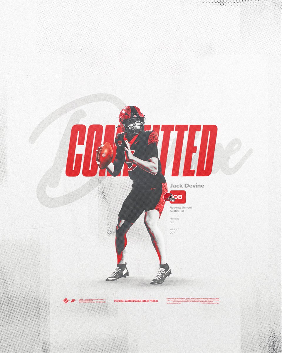 #AGTG 💯% Committed to San Diego State! <a href="/TheHC_CoachLew/">🔴 Sean Lewis ⚫️</a> <a href="/CoachMattyJ/">Matty J 🏹</a> <a href="/Coach_Sutt/">Tyler Sutton</a> <a href="/SeanDillonSDSU/">Sean Dillon</a> <a href="/Coach_Middleton/">Matthew Middleton</a> <a href="/SDSU_CalebDavis/">Caleb Davis</a> <a href="/Jtruong53/">Justin Truong</a> <a href="/CoachRLindley/">Ryan Lindley</a> <a href="/AztecFB/">San Diego State Football</a>