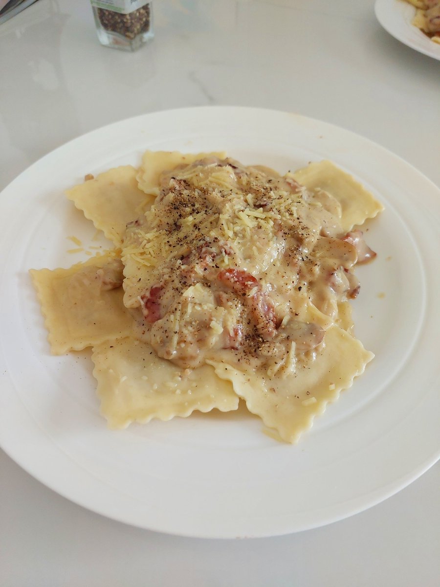 Made my partner a quick cabonara for brunch! It turned out well!