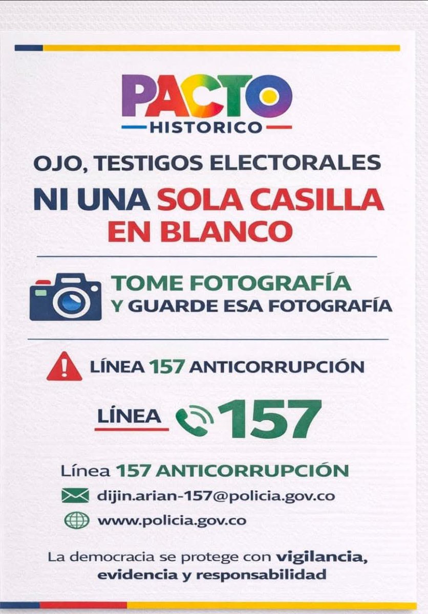 luismariano63's tweet image. 🚨🇨🇴 ALERTA COLOMBIA 🚨🇨🇴.
ESTAMOS FRENTE A UN GRAN FRAUDE ELECTORAL DEL SIGLO