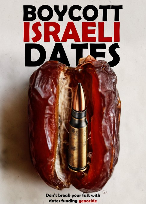 Boycott Isr*eli dates!