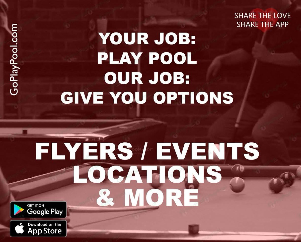 True that 💯💯💯
#jobs #responsibilities #schedule 
#goplaypool 
#goplaypoolapp