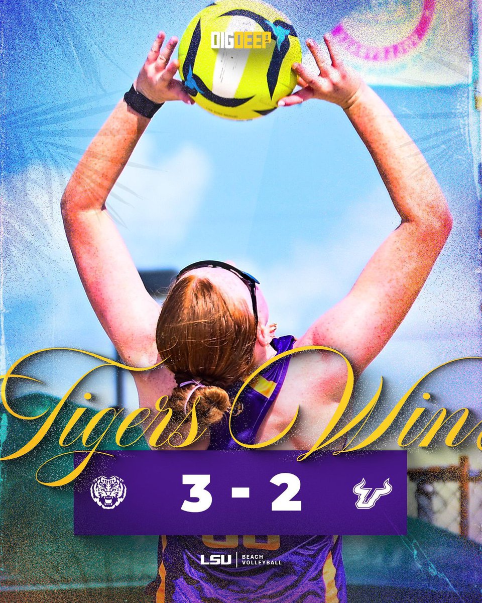 LSU Beach Volleyball tweet media