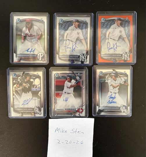 Some nice cards for sale.  Hit me up in the DMS if interested.