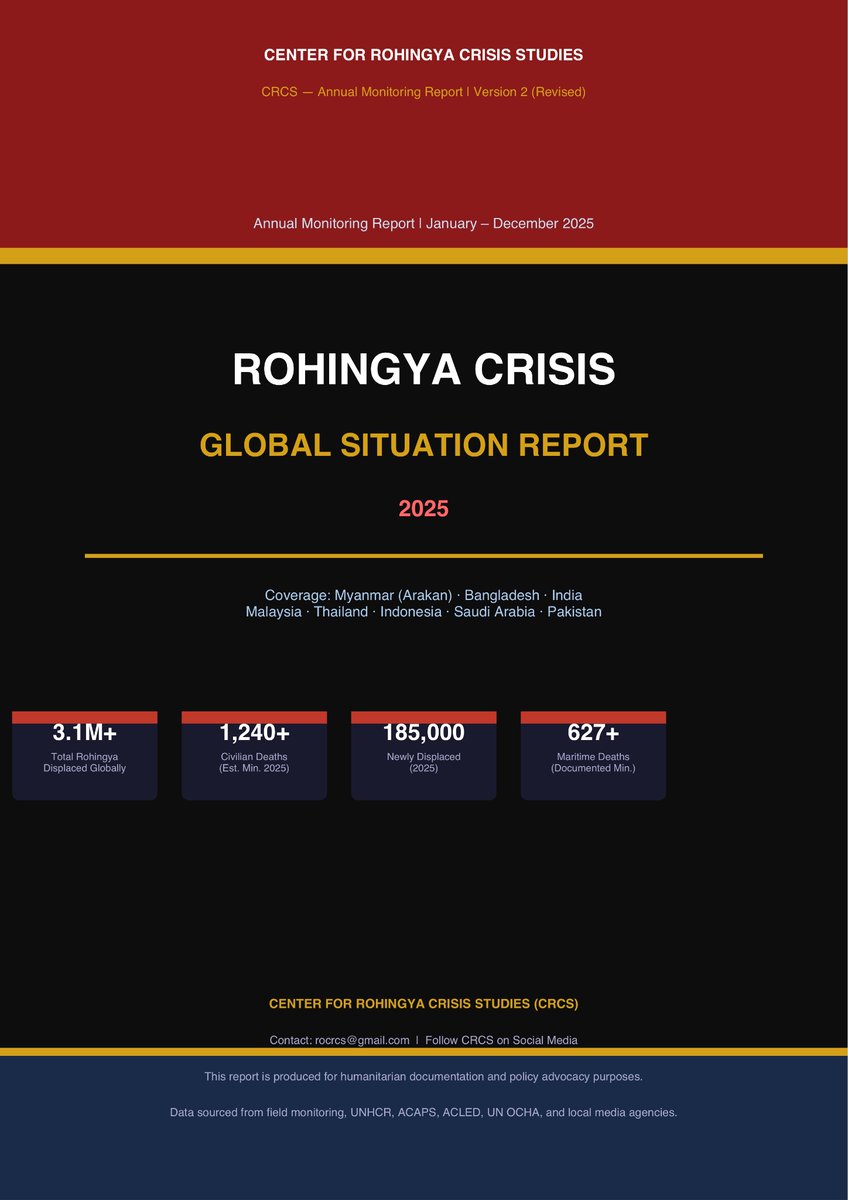 Center for Rohingya Crisis Studies tweet media