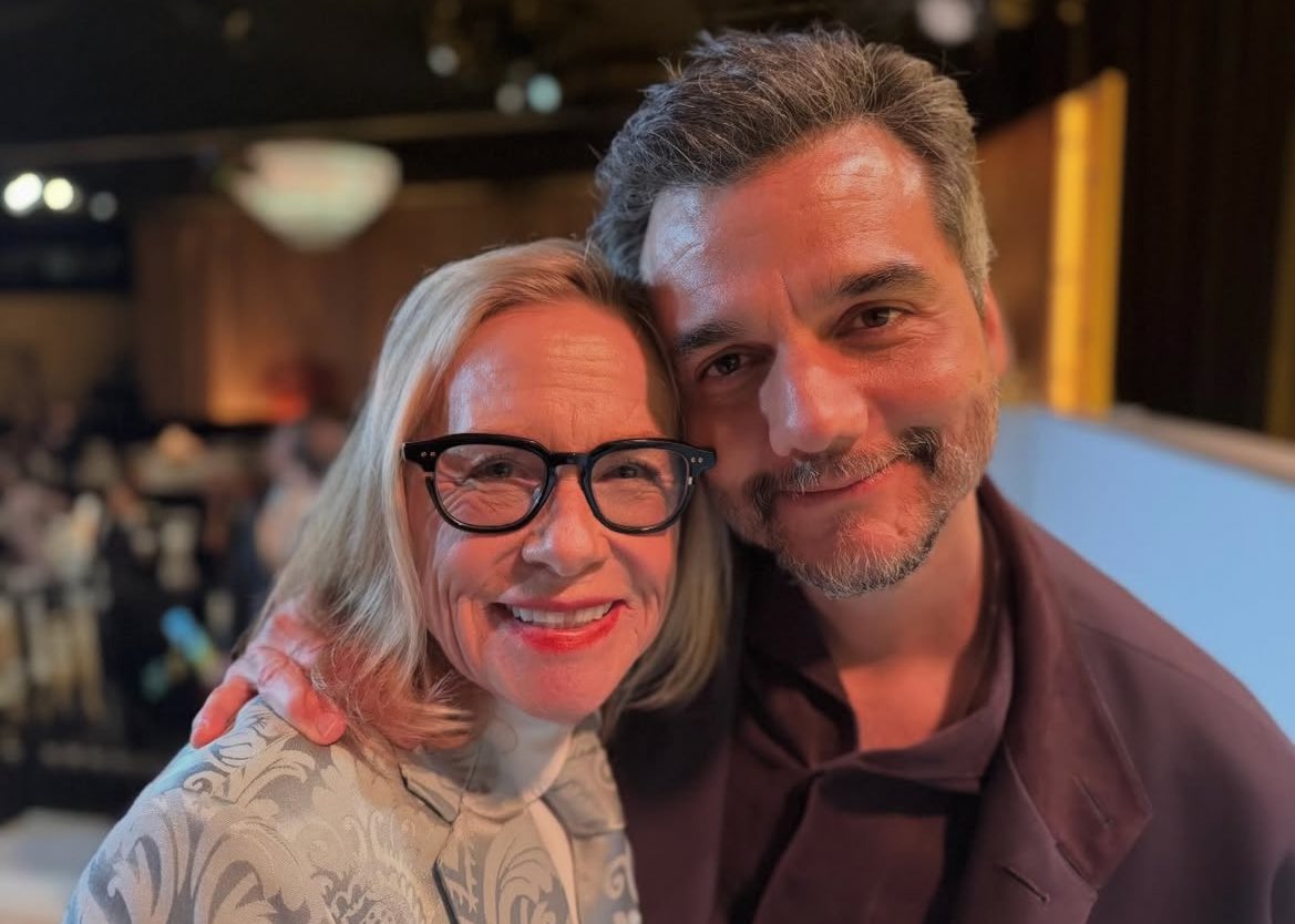 Amy Madigan says Wagner Moura has become her “cigarette buddy” during awards season. "We became cigarette buddies, and we'd go out on the platform and have a real conversation. [His] movie, first