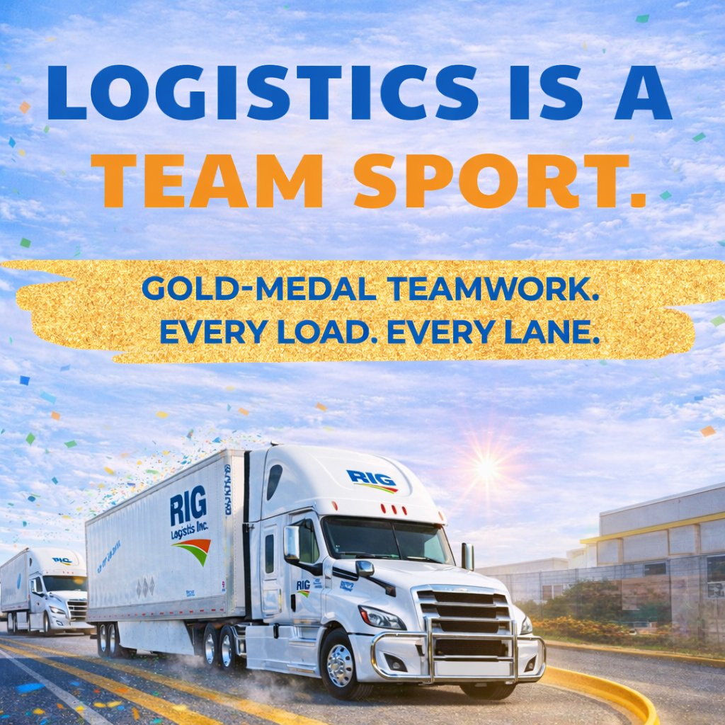 As the Olympics wrap up, one thing is clear — success is never a solo event. 🏅 In sports and in logistics, it takes coordination, trust, and every player doing their part to bring home the win.   From planning and dispatch to drivers and support teams, it all works together.