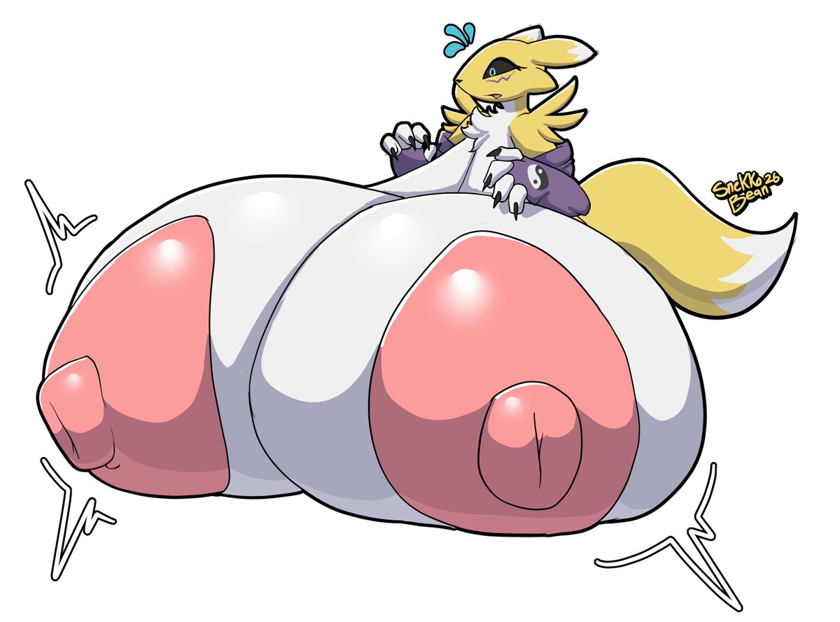 Woah whaat? Her tits suddenly became even larger and destroyed her top? Who could have possible seen this one coming~