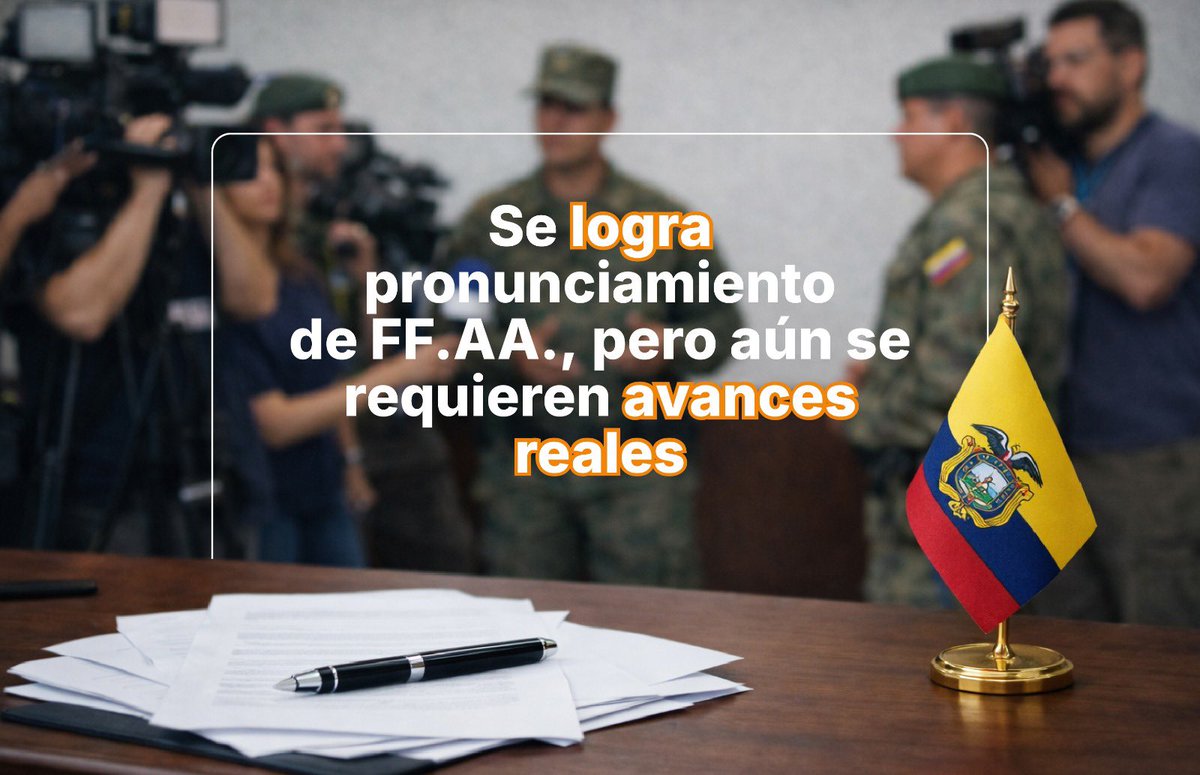 1️⃣ La presión ciudadana logró un primer resultado: las Fuerzas Armadas dicen que el oficio que regulaba la “evaluación” de medios y periodistas está en revisión y no está vigente.

Pero todavía no hay una derogatoria formal. 🧵👇