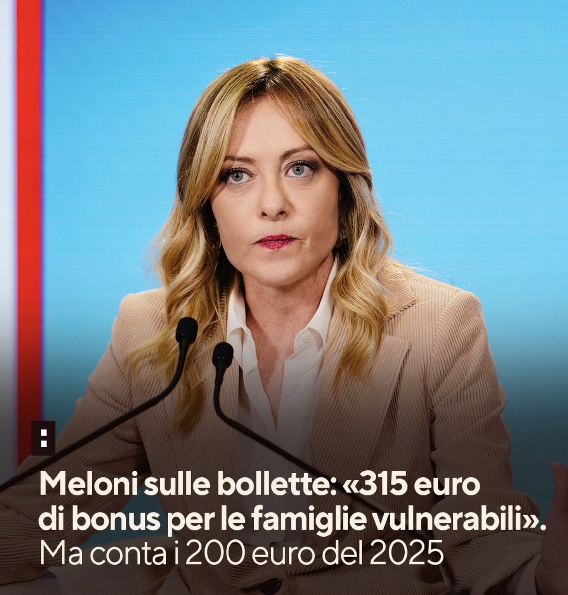 demelza72's tweet photo. Ma non siete stufi delle sue continue bugie ??? 
Io sì e il 22 e il 23 marzo voterò NO 

#IoVotoNo 
#ReferendumGiustizia 
#MeloniSquallidaBugiarda 
#meloni_vergogna_nazionale https://t.co/AZDLn2aRmj