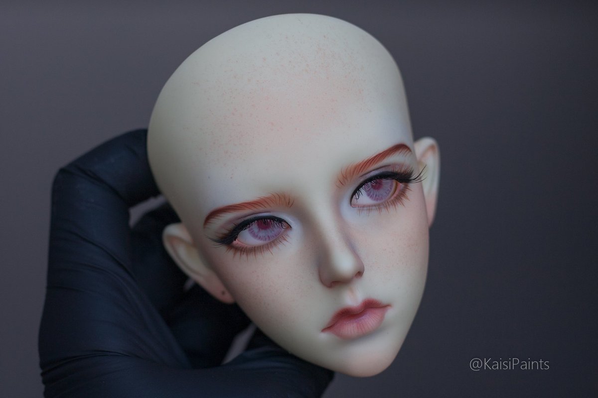 KaisiPaints's tweet photo. Soom Nephelin faceup πͺ½
#bjd #dollhobby #bjdfaceup #bjdmakeup #dollcustomization https://t.co/nnx2FqOXfS
