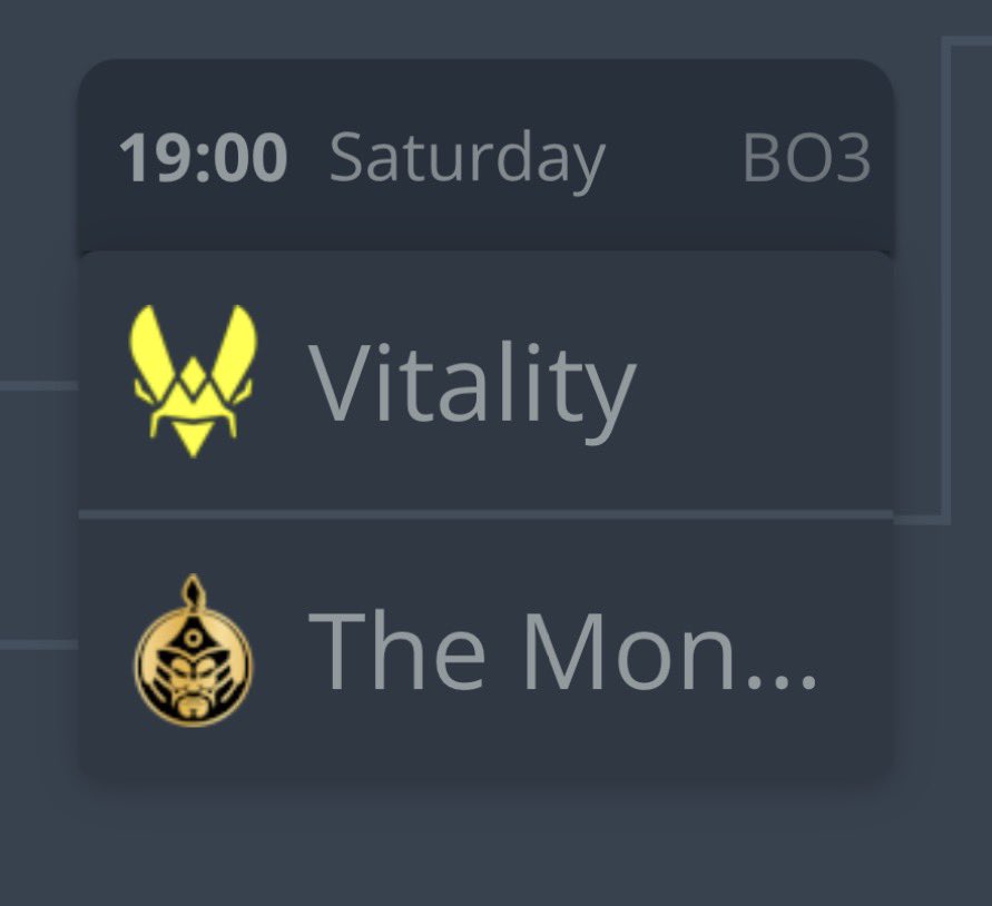 Another semifinal encounter.

Vitality is like my toxic ex