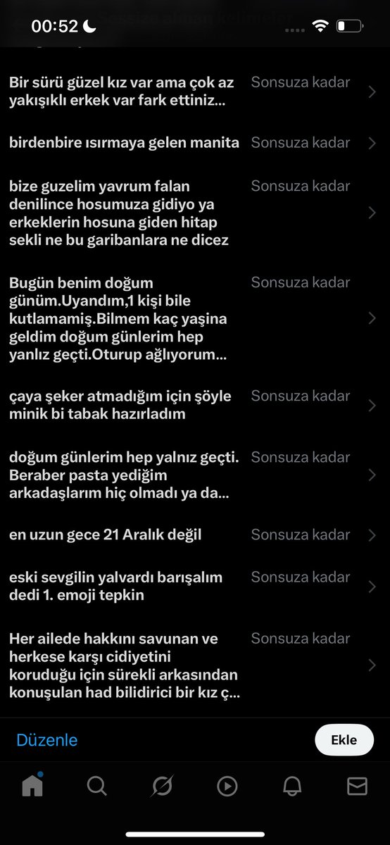 Senelerdir sessize almış durumdayım bu tweeti, nasıl olduysa çıktı yine karşıma. 

Doğum gününüzde gerçekten yalnız kalmanızı umut eder, esenlikler dilerim 🙏🏼