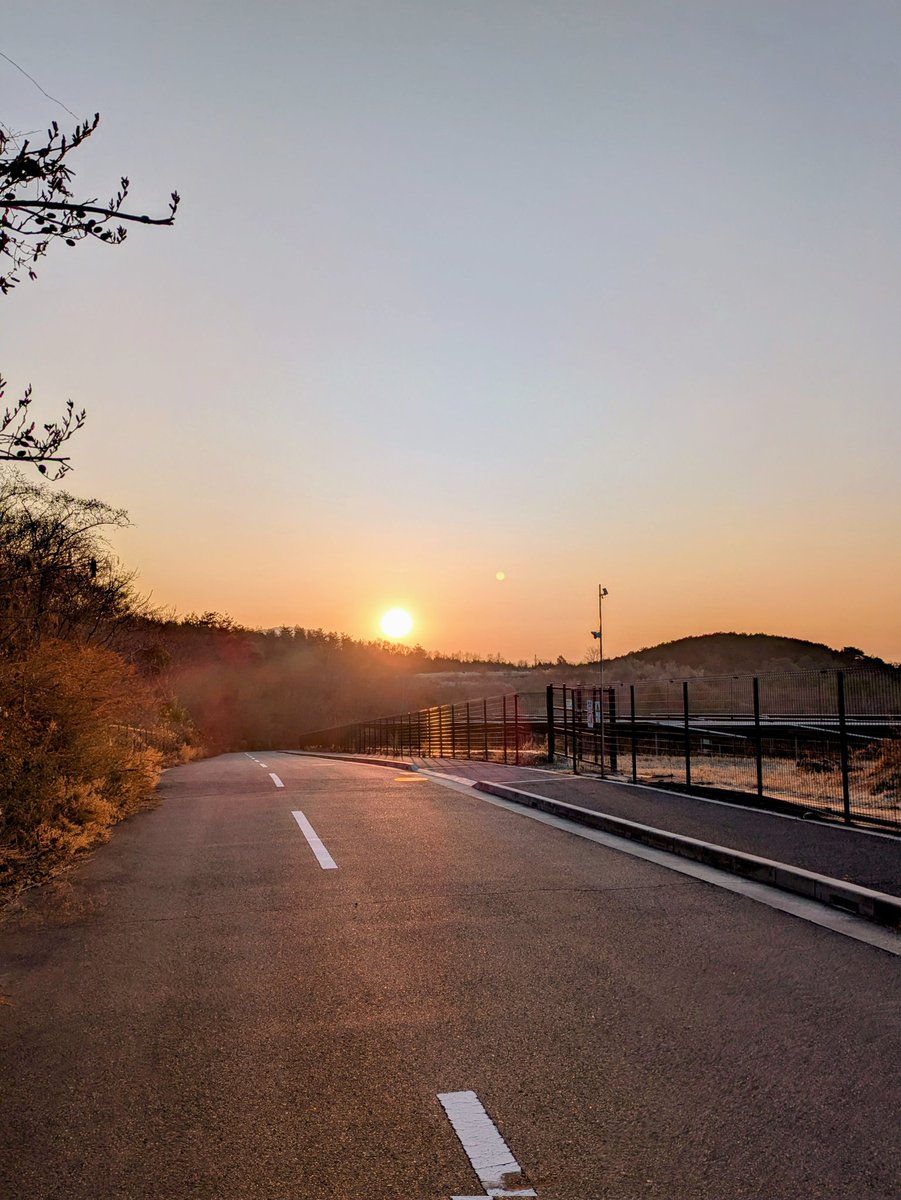 日の出も早くなった。
春よ来い！　早く来い！