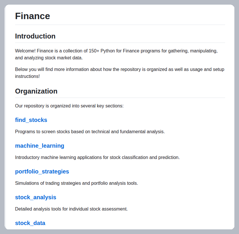 tom_doerr's tweet photo. Collection of 150 Python programs for stock market analysis

https://t.co/i5rKSBucnD https://t.co/cAdb6pMkeG