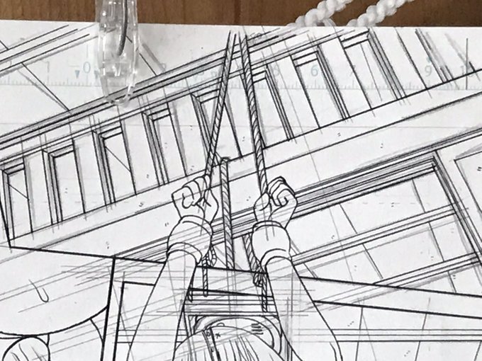 【背景作画】
超大型空母(見開きページ)
 撃沈(作画完了)♪
✨_φ((OvO))ノ✨

我が艦隊(オイラ)の状況は
《残量》
耐久力(体力)56%
攻撃力(気力)49%
_φ((_ _ ;))゜。

補給(食事)を受けてから 以後の作戦を考えましょう〜。
_φ。゜(゜'Д`゜)゜。

一時撤退❗️(休憩)
_ ε=ε=ε=ε= \(  ˃̶͈̀ロ˂̶͈́ ) ノ 