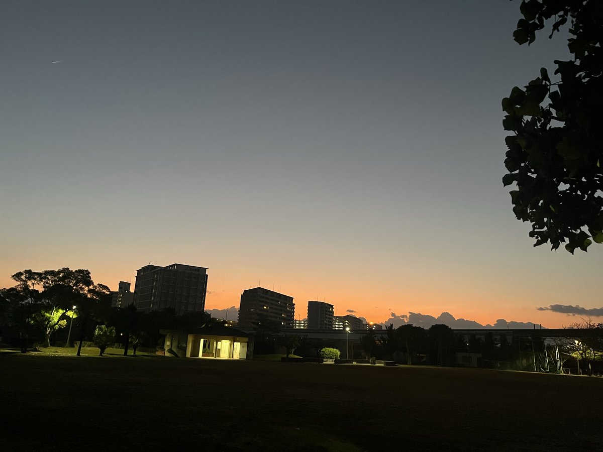 2/21.沖縄の早朝散歩（朝焼け）