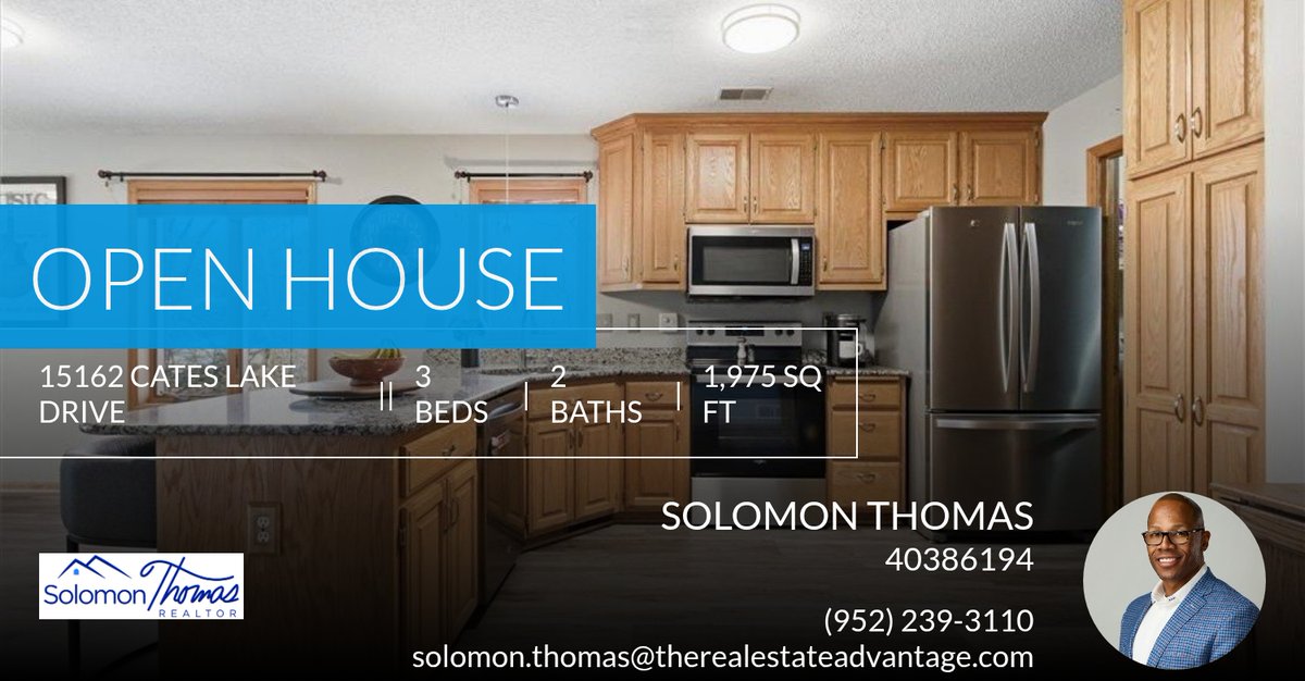 mnhometeam's tweet photo. Open House Tomorrow in Savage 🏡
Join me Saturday at 11:00 AM to experience this beautifully maintained home in person! Thoughtful updates, inviting spaces, and a location that makes everyday living easy — this one is worth the t... https://t.co/g7CDRP7u7H https://t.co/b9POTPkURj