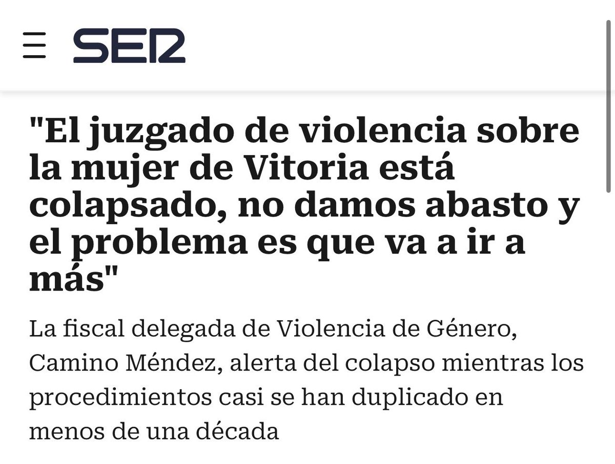 olympeabogados's tweet photo. Los juzgados de VIOGEN necesitan formación feminista para atajar los “el sistema ha fallado”, pero también necesitan más dinero, recursos, interoperatividad y personal

No podemos enviar a las mujeres víctimas a un lugar que está colapsado pensando que será LA solución https://t.co/GZz3dtYguJ