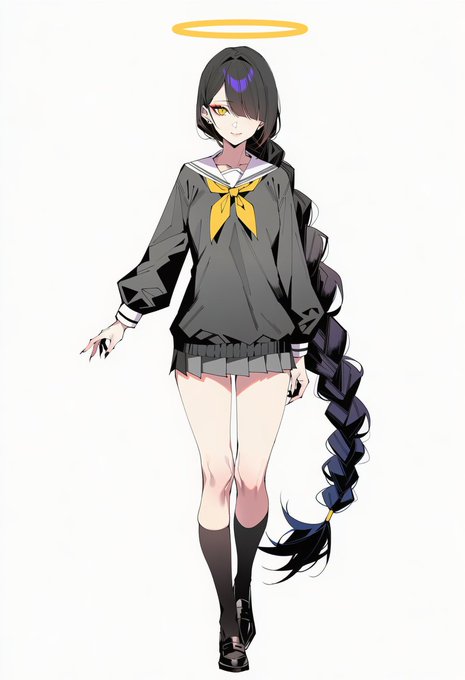 ヘルメット団から抜けたモブ子絵