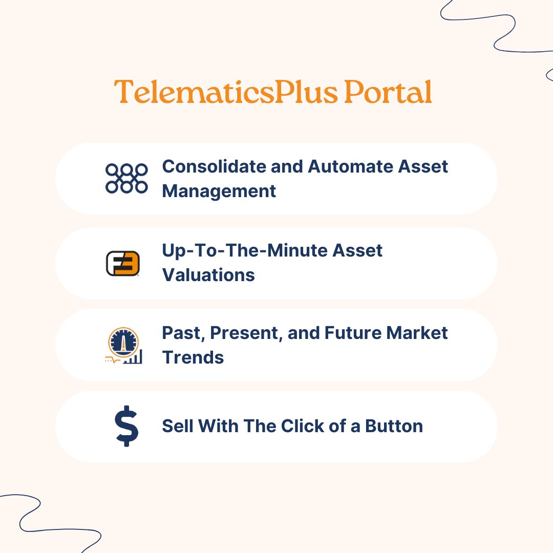 TelematicsPlus's tweet photo. Sell assets with the click of a button... and so much more!

Check out all the benefits of #TelematicsPlus at the link below 👇
https://t.co/CAjm5PtQYi

#SellAssets #Benefits #TelematicsPortal https://t.co/NAv1RxBqX6