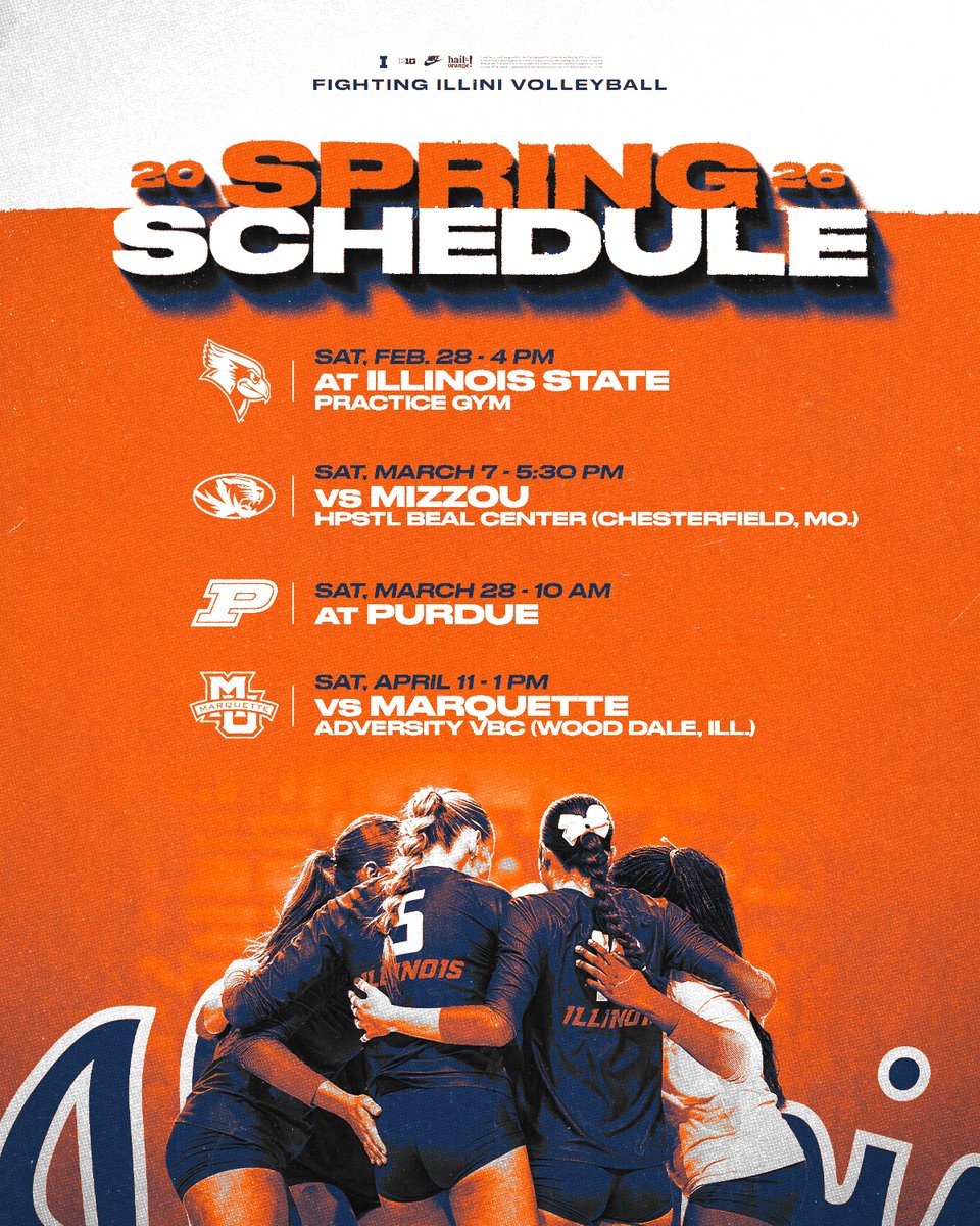 Illinois Volleyball tweet media