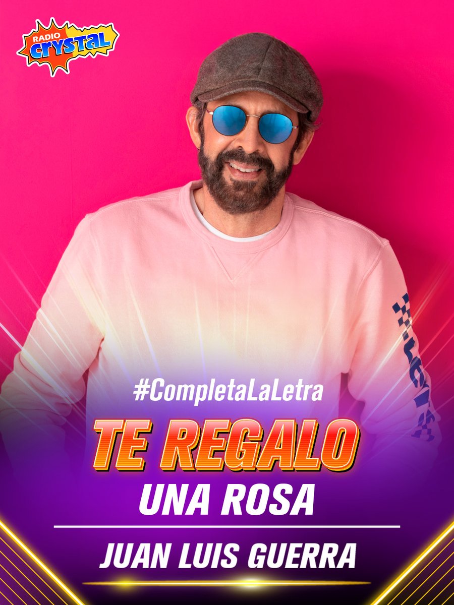 🎤 ¡Gracias por unirse a Completa la Letra! 🎶 La respuesta correcta es: UNA ROSA

💥🎉 ¡Felicidades a los que acertaron! 🙌🏼

¡No se despeguen de Radio Crystal para más juegos y la mejor música! 📻✨

#CompletaLaLetra #JuanLuisGuerra #RadioCrystal