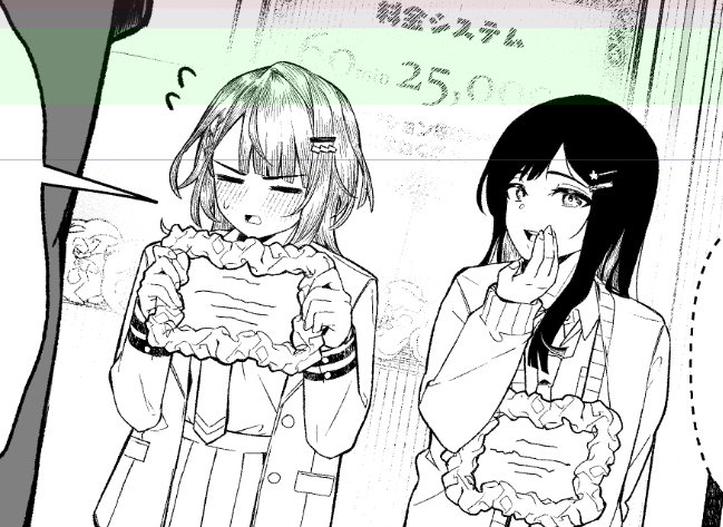 tnftコッショリ描いてるんだけど小コマかわいく描けたから見て 